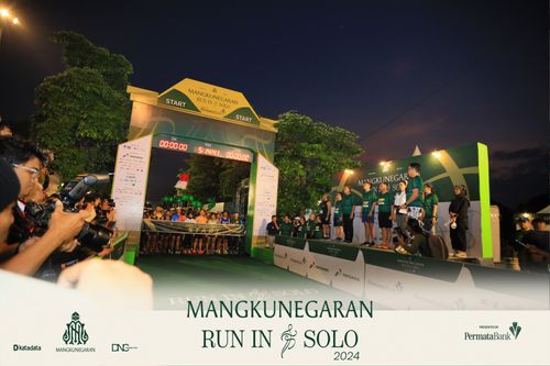 Race photo from Mangkunegaran Run 2024