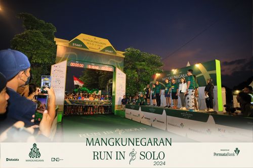Race photo from Mangkunegaran Run 2024