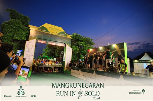 Race photo from Mangkunegaran Run 2024
