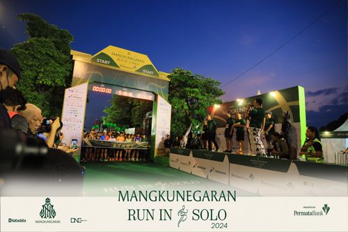 Race photo from Mangkunegaran Run 2024