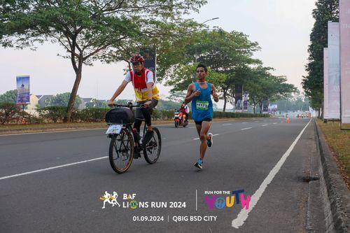 Race photo from BAF LIONS RUN 2024