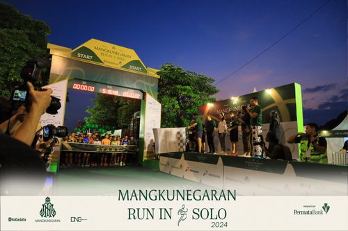 Race photo from Mangkunegaran Run 2024