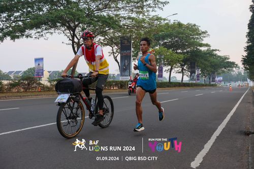 Race photo from BAF LIONS RUN 2024