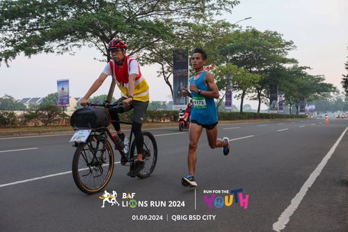Race photo from BAF LIONS RUN 2024