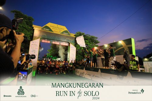 Race photo from Mangkunegaran Run 2024