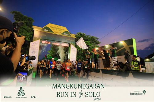 Race photo from Mangkunegaran Run 2024