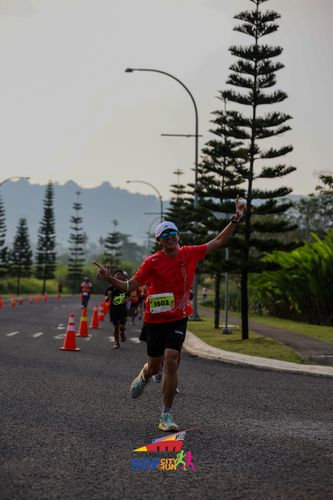 Race photo from CISANGKAN KBP CITY RUN 2025