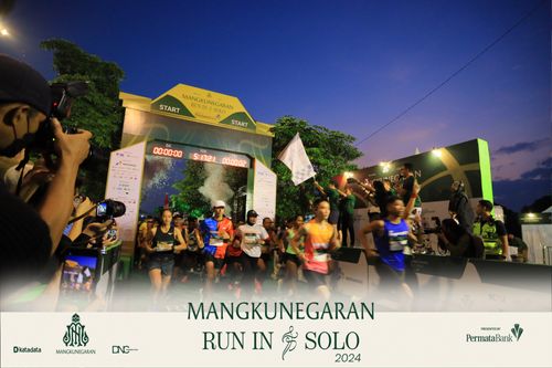 Race photo from Mangkunegaran Run 2024