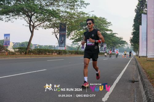 Race photo from BAF LIONS RUN 2024