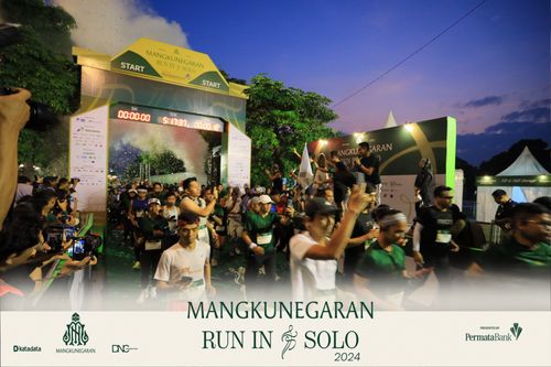 Race photo from Mangkunegaran Run 2024
