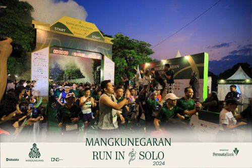 Race photo from Mangkunegaran Run 2024
