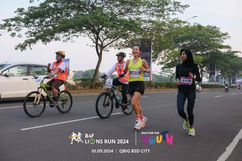 Race photo from BAF LIONS RUN 2024