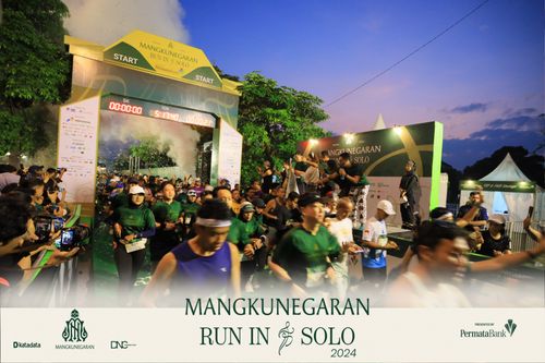 Race photo from Mangkunegaran Run 2024