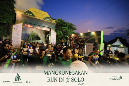 Race photo from Mangkunegaran Run 2024