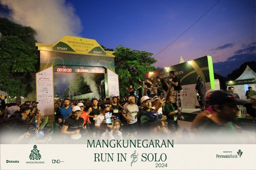Race photo from Mangkunegaran Run 2024