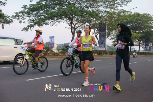 Race photo from BAF LIONS RUN 2024