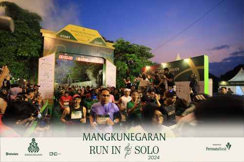 Race photo from Mangkunegaran Run 2024