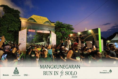 Race photo from Mangkunegaran Run 2024