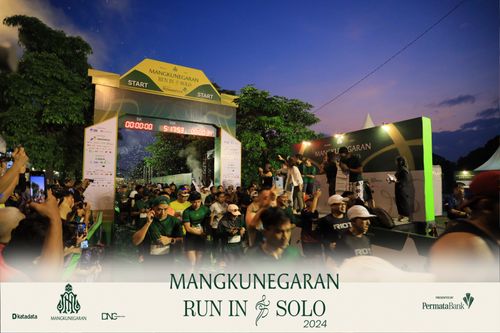 Race photo from Mangkunegaran Run 2024