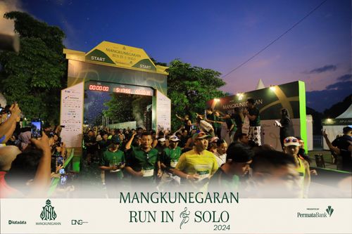 Race photo from Mangkunegaran Run 2024
