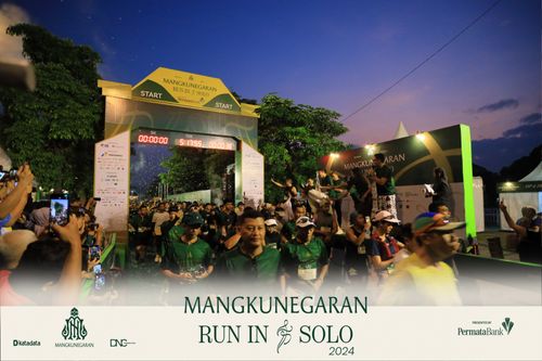 Race photo from Mangkunegaran Run 2024