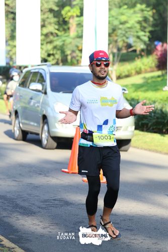 Race photo from Taman Budaya x BOGORUN 2025