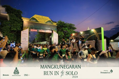 Race photo from Mangkunegaran Run 2024