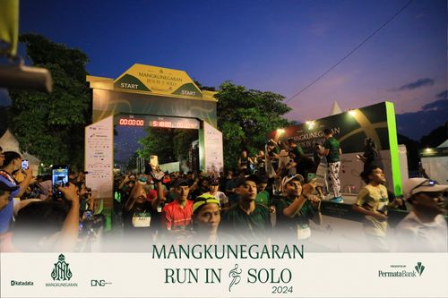 Race photo from Mangkunegaran Run 2024
