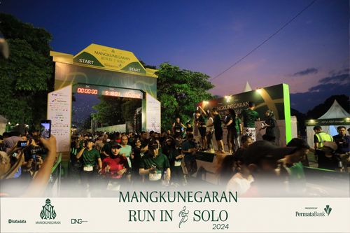 Race photo from Mangkunegaran Run 2024