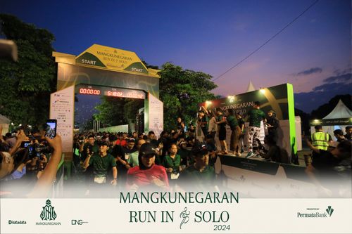 Race photo from Mangkunegaran Run 2024
