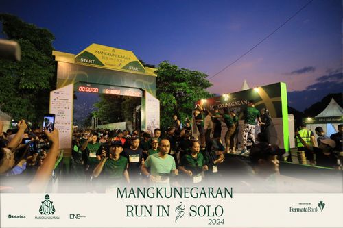 Race photo from Mangkunegaran Run 2024
