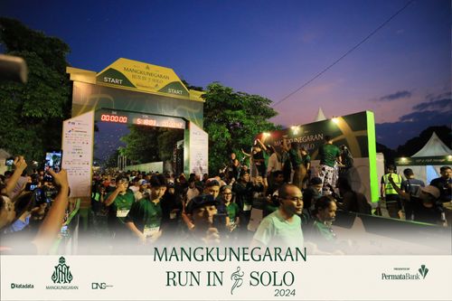 Race photo from Mangkunegaran Run 2024