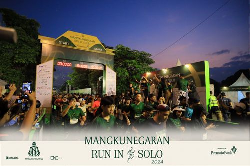 Race photo from Mangkunegaran Run 2024