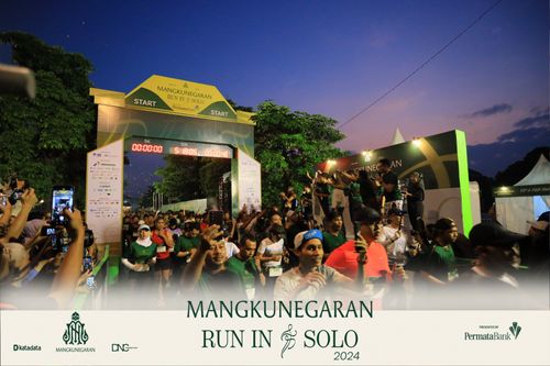 Race photo from Mangkunegaran Run 2024