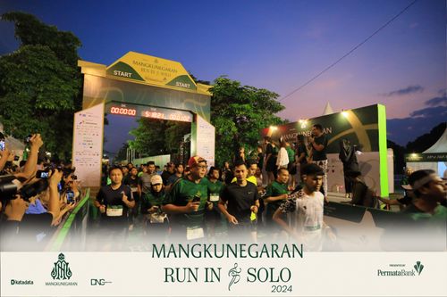 Race photo from Mangkunegaran Run 2024