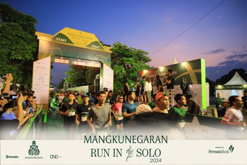 Race photo from Mangkunegaran Run 2024