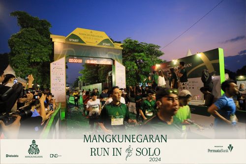 Race photo from Mangkunegaran Run 2024