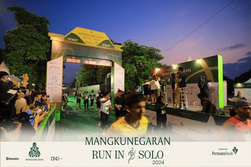 Race photo from Mangkunegaran Run 2024