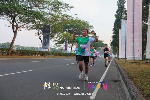 Race photo from BAF LIONS RUN 2024