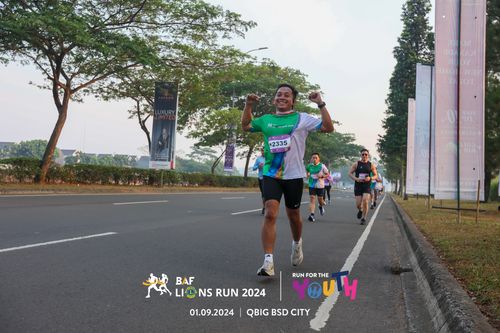 Race photo from BAF LIONS RUN 2024