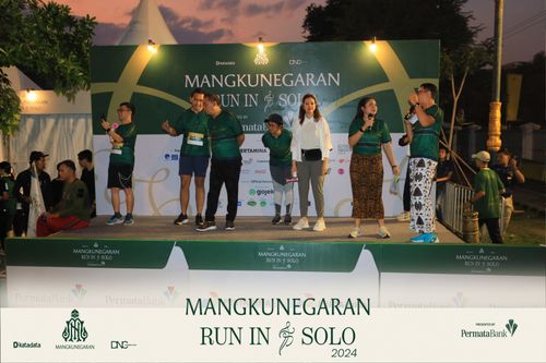 Race photo from Mangkunegaran Run 2024