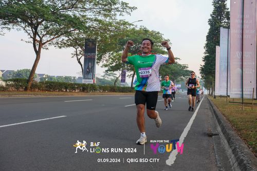 Race photo from BAF LIONS RUN 2024