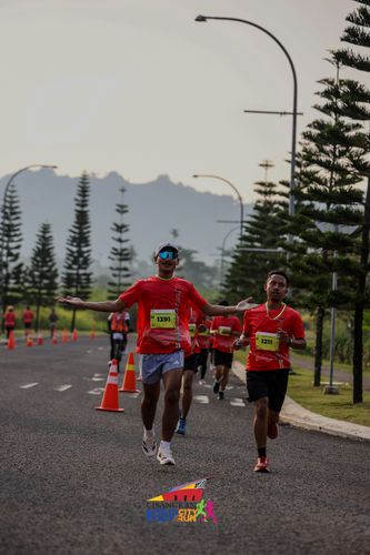 Race photo from CISANGKAN KBP CITY RUN 2025