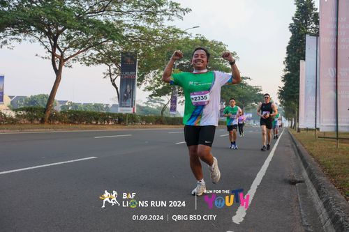 Race photo from BAF LIONS RUN 2024