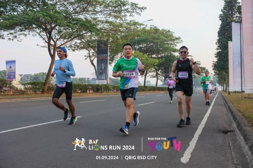 Race photo from BAF LIONS RUN 2024