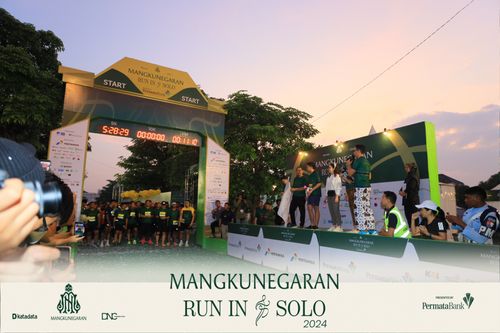 Race photo from Mangkunegaran Run 2024