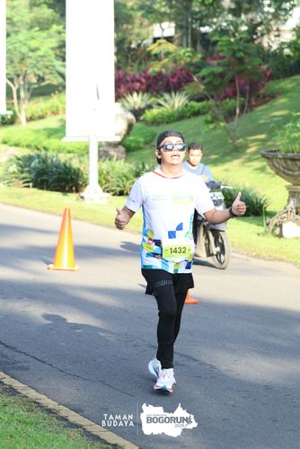 Race photo from Taman Budaya x BOGORUN 2025