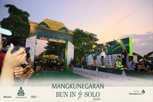 Race photo from Mangkunegaran Run 2024
