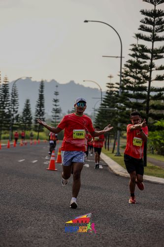 Race photo from CISANGKAN KBP CITY RUN 2025