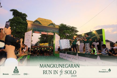 Race photo from Mangkunegaran Run 2024